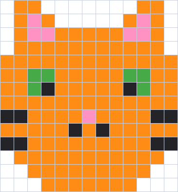 Coloriage magique de multiplication CM1 et CM2 terminé : le chat